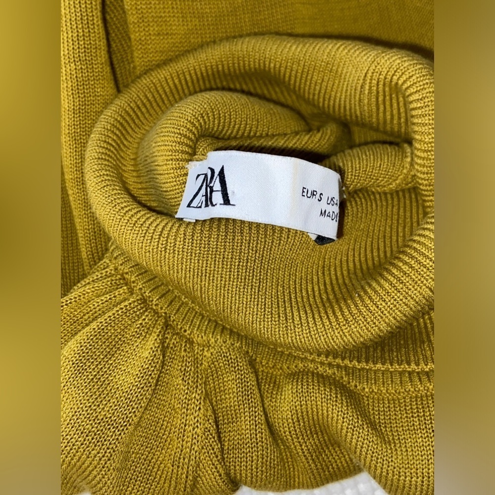 ZARA ribbed knit turtleneck size‎ small - Picture 4 of 9